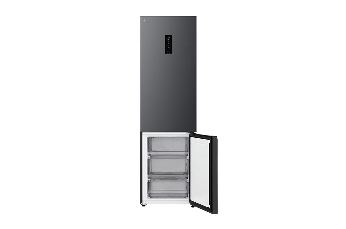 LG Ψυγειοκαταψύκτης Total No Frost 203 x 59,7 cm, Στα αριστερά κρέας με θερμοκρασία -3°C, στο κέντρο φρέσκο ψάρι με 0°C και στα δεξιά τυρί με 2°C., GBBSJ21DEP, thumbnail 4