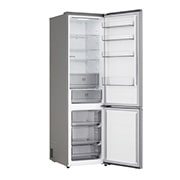 LG Ψυγειοκαταψύκτης Total No Frost με 203 x 59,5 cm, LG ψυγειοκαταψύκτης εντοιχισμένος σε σκούρα καφέ ντουλάπια με παράθυρο και καναπέ στα αριστερά και νεροχύτη στα δεξιά, GBBSJ21DPY, thumbnail 14