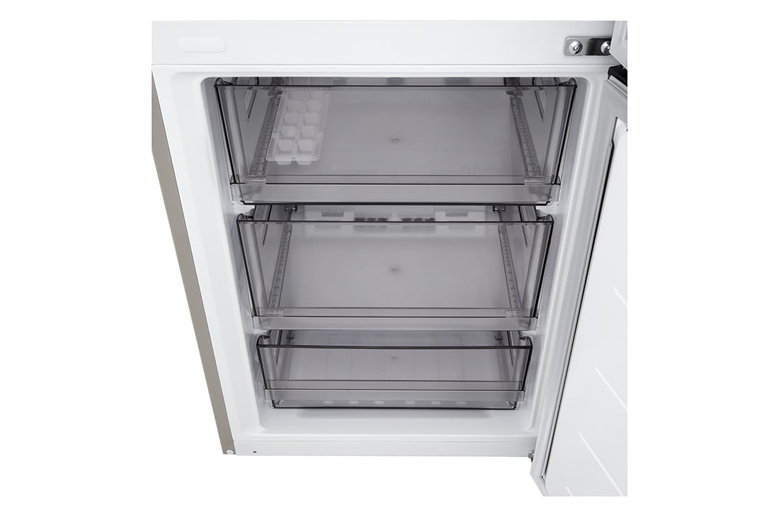 LG Ψυγειοκαταψύκτης Total No Frost 203 x 59,7 cm, LG ψυγειοκαταψύκτης πλάγια μπροστινή όψη που δείχνει τον εξωτερικό σχεδιασμό, GBBSJ20DPY, thumbnail 12