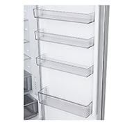 LG Ψυγειοκαταψύκτης Total No Frost 203 x 59,7 cm, LG ψυγειοκαταψύκτης πίσω όψη που δείχνει το πίσω πάνελ, GBBSJ20DPY, thumbnail 13