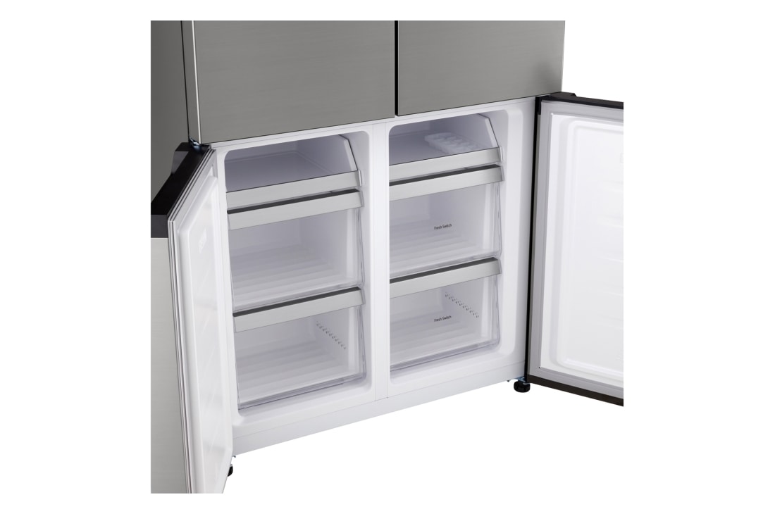 LG Ψυγείο Ντουλάπα Οριζόντιας Διάταξης Prime Silver 600L, Total No Frost 190 x 90,5 cm , GMM42PYBEH, thumbnail 4
