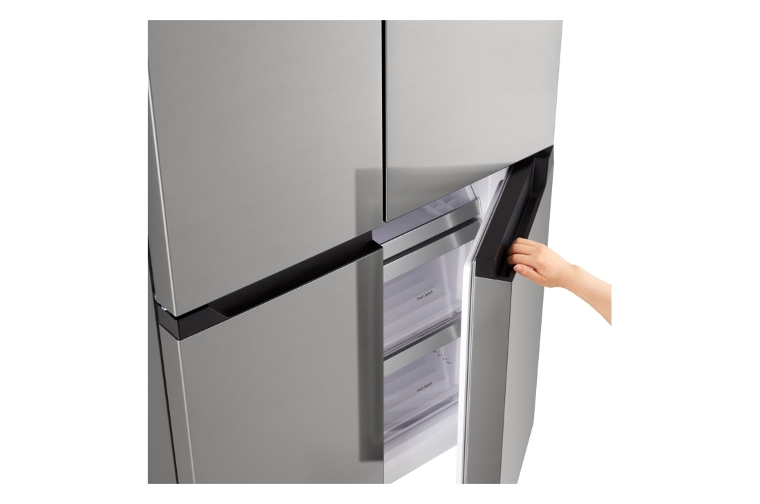 LG Ψυγείο Ντουλάπα Οριζόντιας Διάταξης Prime Silver 600L, Total No Frost 190 x 90,5 cm , GMM42PYBEH, thumbnail 5