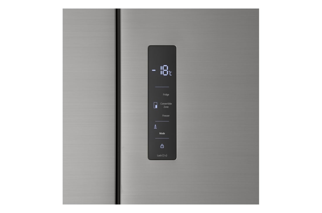 LG Ψυγείο Ντουλάπα Οριζόντιας Διάταξης Prime Silver 600L, Total No Frost 190 x 90,5 cm , GMM42PYBEH, thumbnail 6