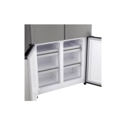 LG Ψυγείο Ντουλάπα Οριζόντιας Διάταξης Prime Silver 600L, Total No Frost 190 x 90,5 cm , GMM42PYBEH, thumbnail 4