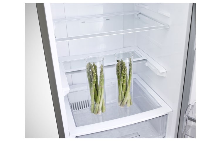 LG Ψυγειοκαταψύκτης Total No Frost, Μεικτή Χωρητικότητα 377 λίτρα, 10 χρόνια εγγύηση στον Γραμμικό Συμπιεστή, GBB530NSQFS, thumbnail 7