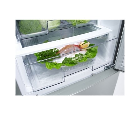 LG Ψυγειοκαταψύκτης Total No Frost, Μεικτή Χωρητικότητα 377 λίτρα, 10 χρόνια εγγύηση στον Γραμμικό Συμπιεστή, GBB530NSQFS, thumbnail 4