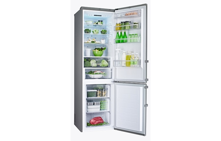 LG Ψυγειοκαταψύκτης Total No Frost, Μεικτή Χωρητικότητα 350 λίτρα, Ενεργειακή Κλάση Α+, 10 χρόνια εγγύηση στον Συμπιεστή, GBB539PVQWB, thumbnail 3