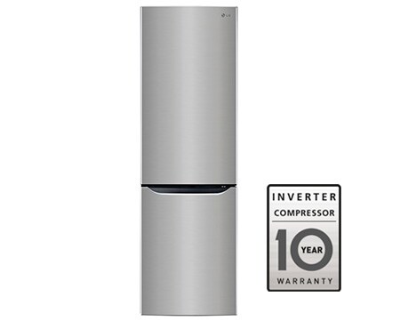 LG Ψυγειοκαταψύκτης Total No Frost, Μεικτή Χωρητικότητα 350 λίτρα, Ενεργειακή Κλάση Α+, 10 χρόνια εγγύηση στον Συμπιεστή, GBB539PZCWS