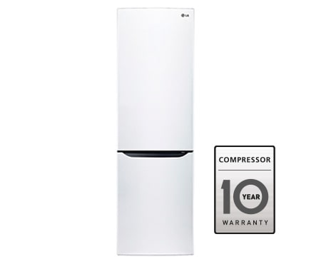 LG Ψυγειοκαταψύκτης Total No Frost, Μεικτή Χωρητικότητα 350 λίτρα, Ενεργειακή Κλάση Α+, 10 χρόνια εγγύηση στον Συμπιεστή, GBB539SWCWS