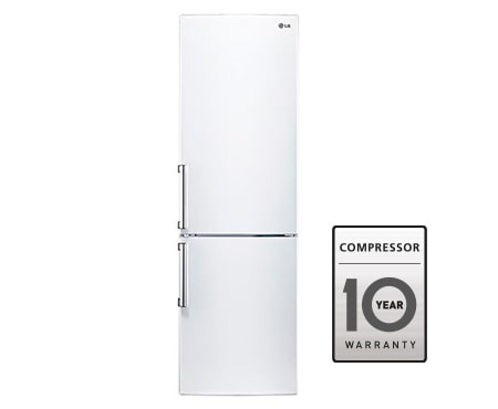 LG Ψυγειοκαταψύκτης 350 Total No Frost, GBB539SWHWB