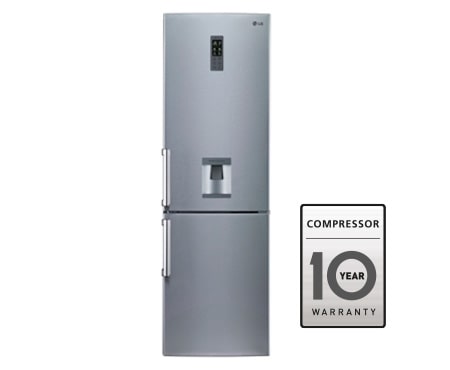 LG Ψυγειοκαταψύκτης Total No Frost, Μεικτή Χωρητικότητα 350 λίτρα, Ενεργειακή Κλάση Α+, 10 χρόνια εγγύηση στον Συμπιεστή, GBF539PVQWB