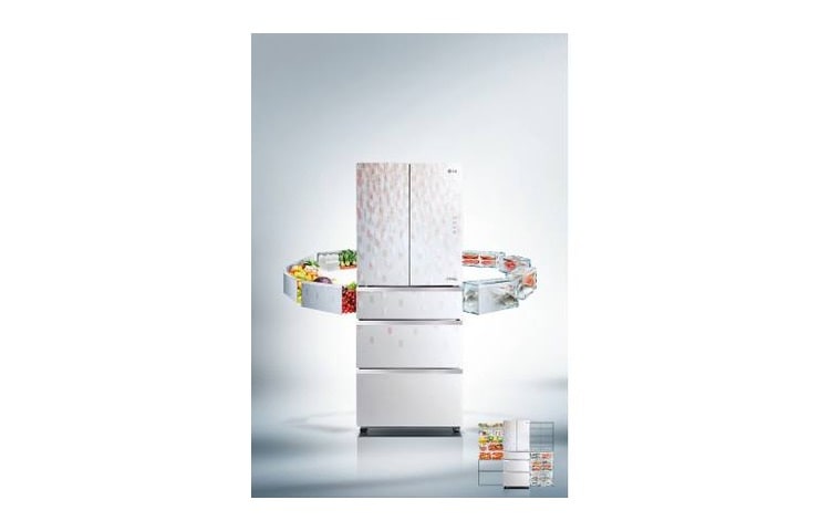 LG Νέο Multi Door Ψυγεiο από την LG! (Συνολική καθαρή χωρητικότητα 393 λίτρα), GM5148MDRJ, thumbnail 2