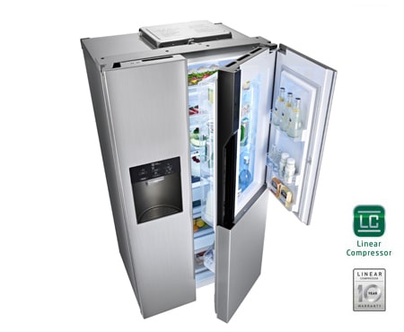 LG Ψυγείο Ντουλάπα με Kαινοτομία Door-In-Door™ και Μεικτή Χωρητικότητα 659 λίτρα, GS9366NECZ, thumbnail 3