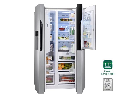 LG Ψυγείο Ντουλάπα με Kαινοτομία Door-In-Door™ και Μεικτή Χωρητικότητα 659 λίτρα, GS9366NECZ, thumbnail 5