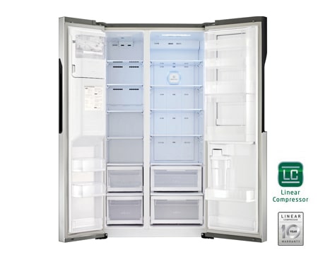 LG Ψυγείο Ντουλάπα με Kαινοτομία Door-In-Door™ και Μεικτή Χωρητικότητα 659 λίτρα, GS9366NECZ, thumbnail 9