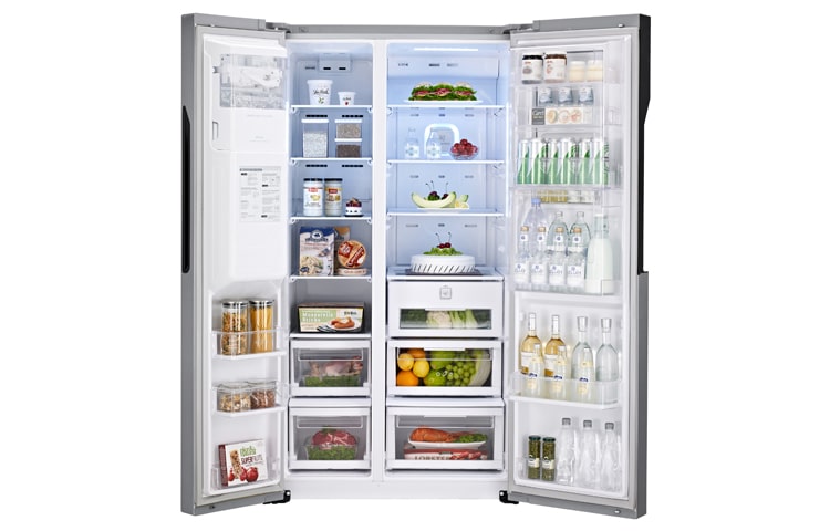 LG Ψυγείο Ντουλάπα με Kαινοτομία Door-In-Door™ και Μεικτή Χωρητικότητα 659 λίτρα, GS9366NECZ, thumbnail 7