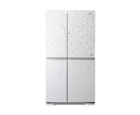 LG Νέο ψυγείο ντουλάπα Side by Side από την LG! (Συνολική καθαρή χωρητικότητα 606 λίτρα), GS9566MNAV