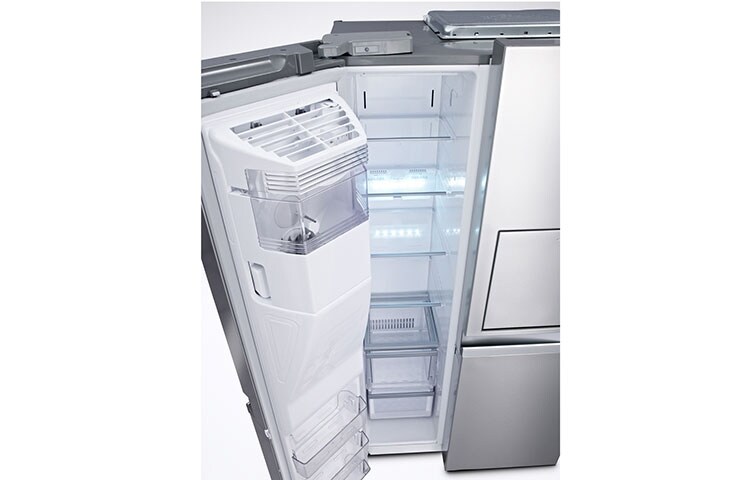 LG Ψυγείο Ντουλάπα Total No Frost, Μεικτή Χωρητικότητα 602lt, GSP545PVQV, thumbnail 2