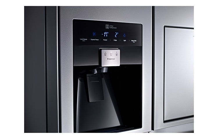 LG Ψυγείο Ντουλάπα Total No Frost, Μεικτή Χωρητικότητα 602lt, GSP545PVQV, thumbnail 10