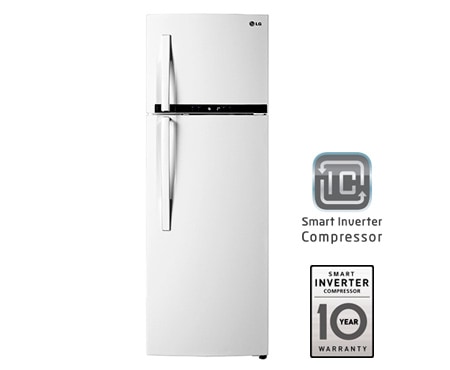 LG Δίπορτο Ψυγείο Τotal No Frost, Μεικτή Χωρητικότητα 346 λίτρα, Ενεργειακή Κλάση Α+, 10 χρόνια εγγύηση στον Smart Inverter Συμπιεστή, GT5235SHCM