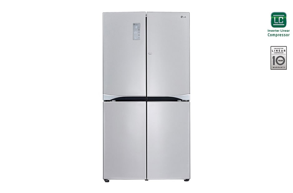 LG Ψυγειοκαταψύκτης Ντουλάπα 720 lt με Door-In-Door™, GMM916NSHV