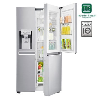 LG Ψυγείο Ντουλάπα Total No Frost 668lt Door-In-Door™ GSJ960NSBZ1