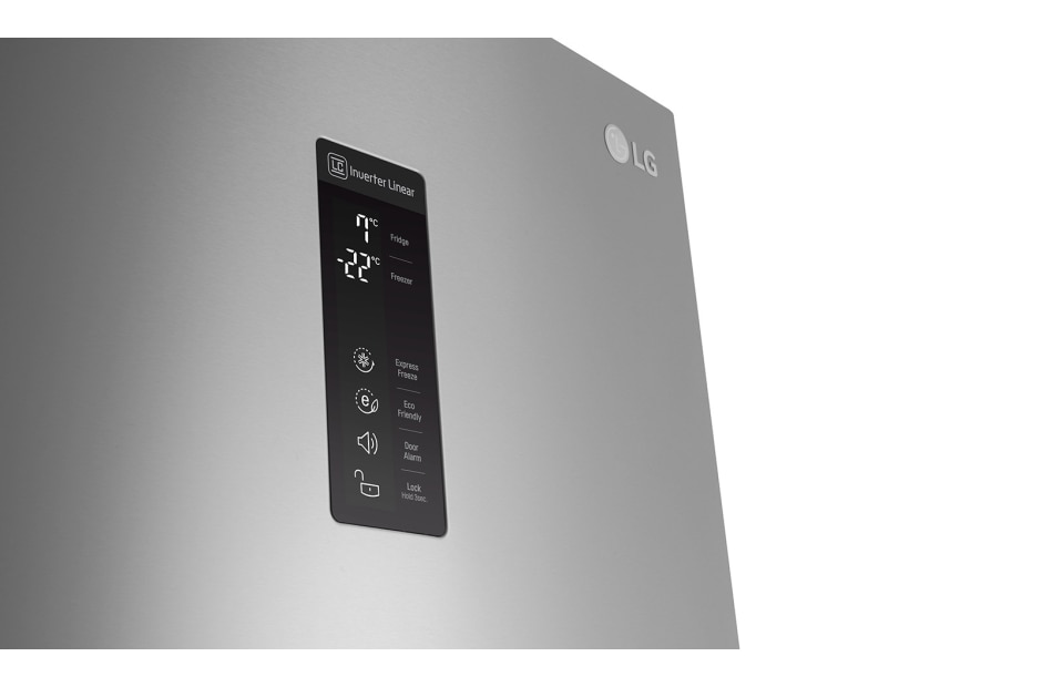 LG Ψυγειοκαταψύκτης NatureFRESH 375lt Total No Frost, GBF60NSFZB, thumbnail 12