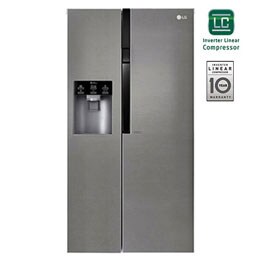 LG Ψυγείο Ντουλάπα 663 lt Τotal No Frost GSL361ICEZ2
