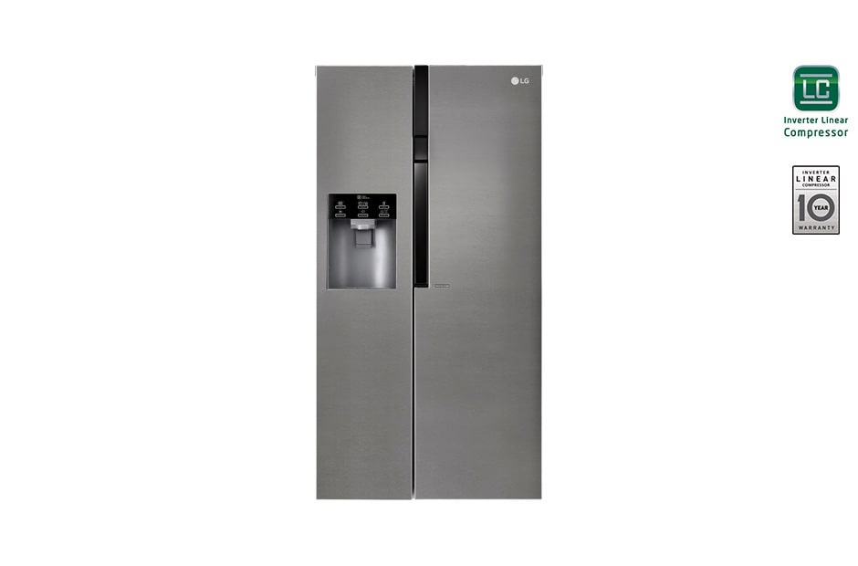 LG Ψυγείο Ντουλάπα Κάθετης Διάταξης (SxS) Total No Frost 1790 x 91,2 cm , GSL361ICEZ