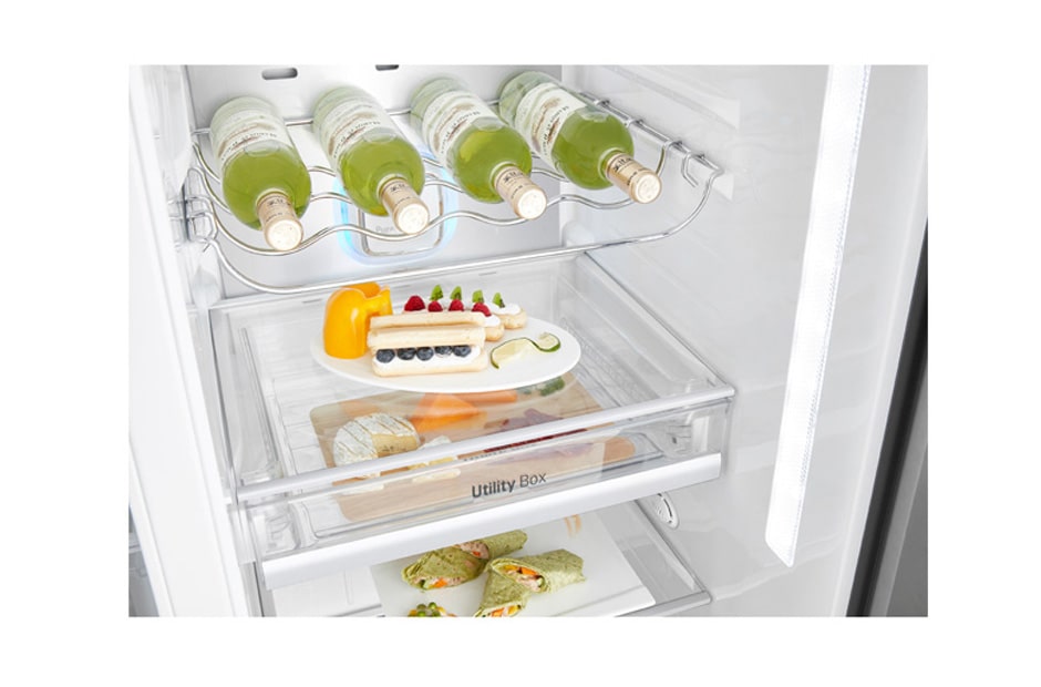 LG Ψυγείο Ντουλάπα 668 lt Τotal No Frost, GSL961NEAX, thumbnail 3