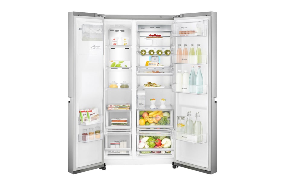 LG Ψυγείο Ντουλάπα 668 lt Τotal No Frost, GSL961NEAX, thumbnail 9