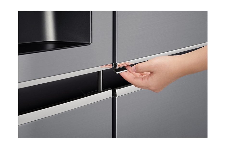 LG Ψυγείο Ντουλάπα 668 lt Τotal No Frost, GSJ761PZUZ, thumbnail 3