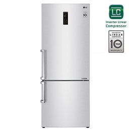 LG Ψυγειοκαταψύκτης 499 lt Total No Frost GBB548NSQFE2