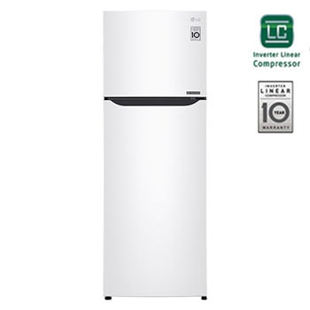 LG Ψυγείο Δίπορτο 225 lt Τotal No Frost GTB382SHCZD1