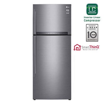 LG Ψυγείο Δίπορτο 471 lt Total No Frost GTB574PZHZD1