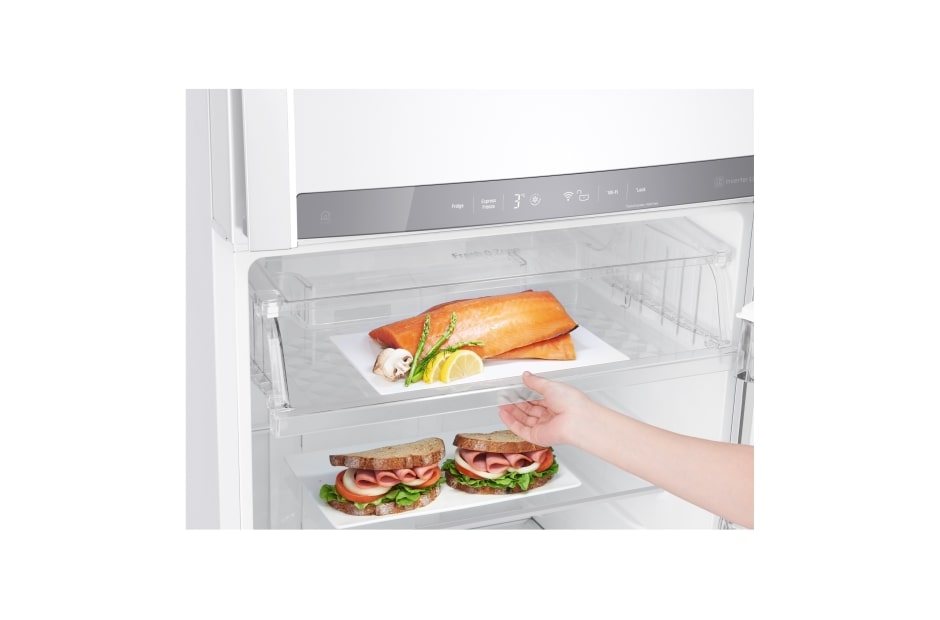 LG Ψυγείο Δίπορτο Total No Frost 168 x 70 cm  , GTB583SHHZD, thumbnail 4