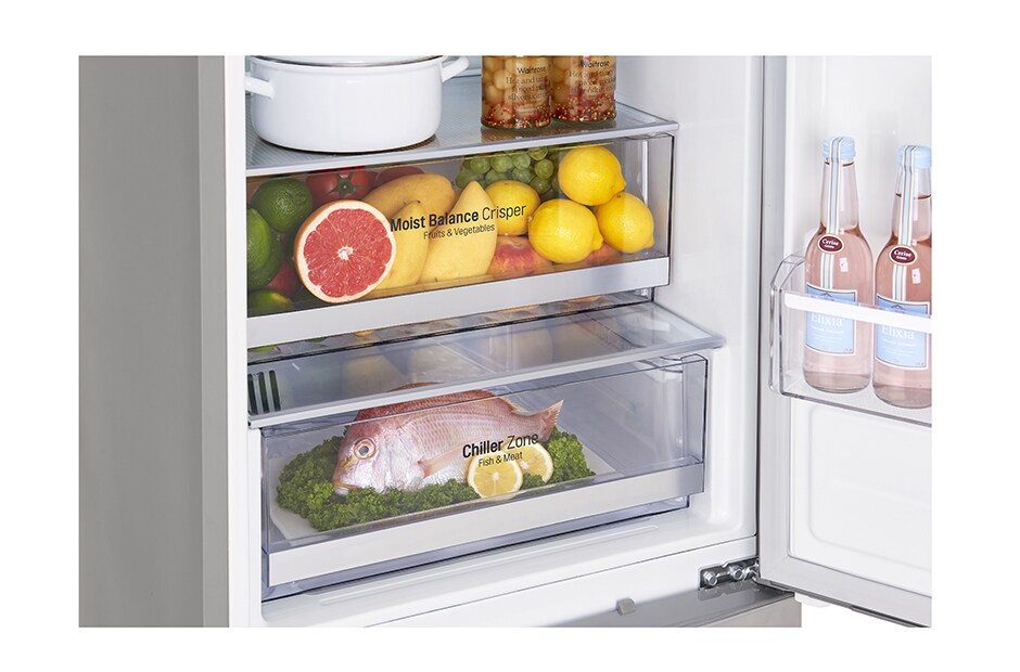 LG Ψυγειοκαταψύκτης NatureFRESH 375lt Total No Frost, GBB60NSZHE, thumbnail 8