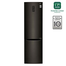 LG Ψυγειοκαταψύκτης NatureFRESH 375lt Total No Frost GBB60BLFXS2