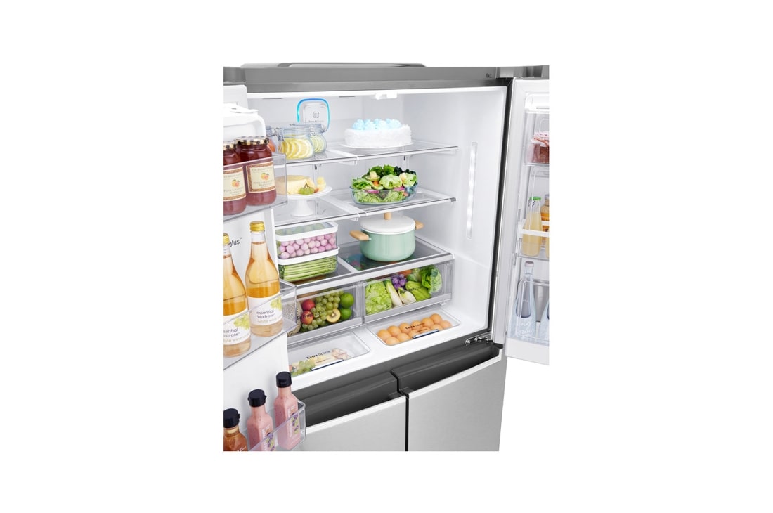 LG Ψυγείο Ντουλάπα Οριζόντιας Διάταξης (Multi Door) Total No Frost με InstaView Door-in-Door® 1797 x 91,2 cm , GMJ936NSHV, thumbnail 6