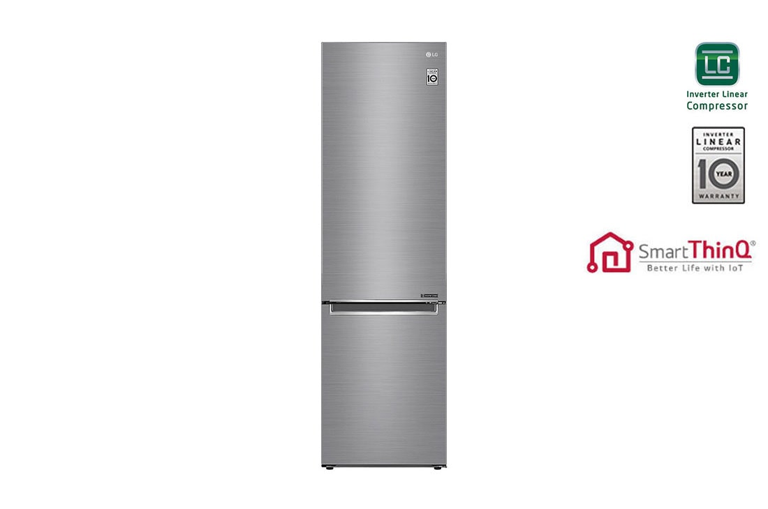 LG Ψυγειοκαταψύκτης Total No Frost 203 x 59,5 cm , GBB72PZEFN