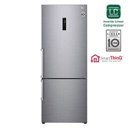LG Ψυγειοκαταψύκτης πλάτους 70 εκατοστών Α++ GBB567PZCZB2
