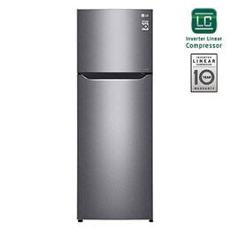 LG Ψυγείο Δίπορτο 333 lt Total No Frost GTP523DSCL2