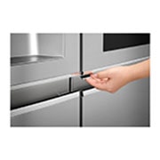 LG Ψυγείο Ντουλάπα Κάθετης Διάταξης (SxS) Total No Frost με InstaView Door-in-Door® 1790 x 91,2 cm , GSX961NSVZ, thumbnail 6