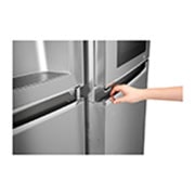 LG Ψυγείο Ντουλάπα Κάθετης Διάταξης (SxS) Total No Frost με InstaView Door-in-Door® 1790 x 91,2 cm , GSX961NSVZ, thumbnail 7