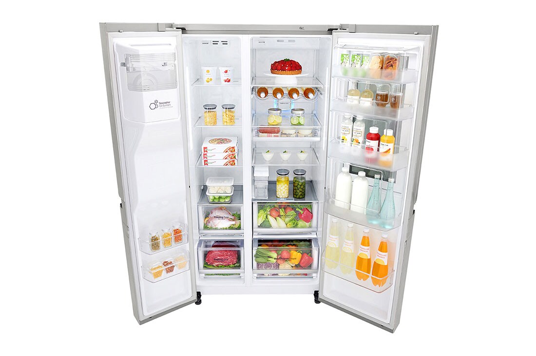 LG Ψυγείο Ντουλάπα Κάθετης Διάταξης (SxS) Total No Frost με InstaView Door-in-Door® 1790 x 91,2 cm , GSX961NSVZ, thumbnail 10