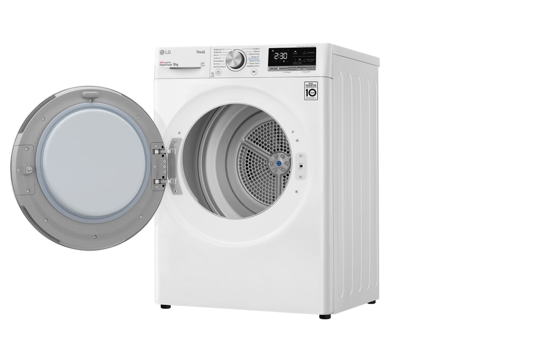 LG Στεγνωτήριο 8kg Υβριδικό με Aντλία θερμότητας, RH80V9AV0N, RH80V9AV0N, thumbnail 9