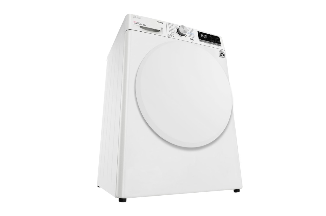 LG Στεγνωτήριο 8kg Υβριδικό με Aντλία θερμότητας, RH80V9AV0N, RH80V9AV0N, thumbnail 11