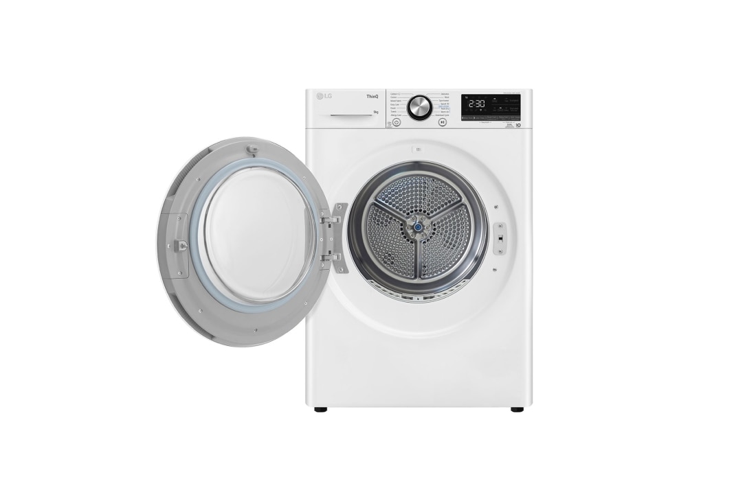 LG Στεγνωτήριο 9kg Υβριδικό με Aντλία θερμότητας, Front open, RH90V9AV2N, thumbnail 2