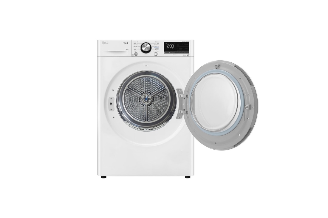 LG Στεγνωτήριο 9kg Υβριδικό με Aντλία θερμότητας, Front open, RH90V9AV2N, thumbnail 3