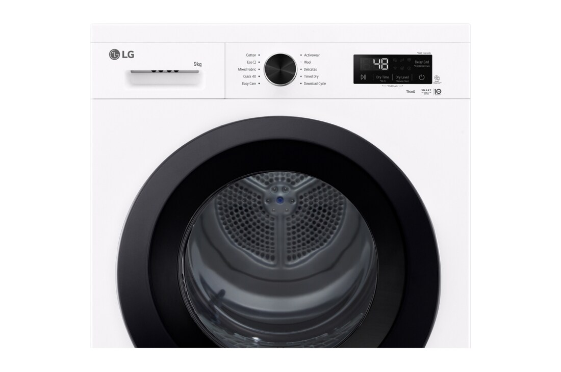 LG Στεγνωτήριο 9kg Υβριδικό με Αντλία Θερμότητας, RHX1009NWK, thumbnail 4